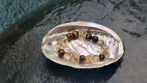 Money Magnet | Handmade Crystal Bracelet with Citrine and Golden Tiger’s Eye